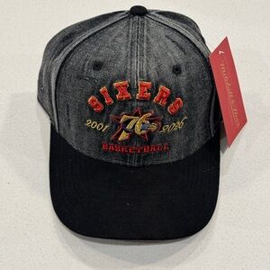 Sixers Embroidered Basketball Cap 2001
